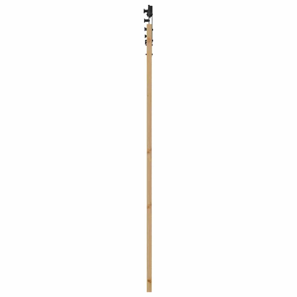 vidaXL Συρόμενη Πόρτα ORKDAL Φυσικό και Μαύρο 93 x 202 cm