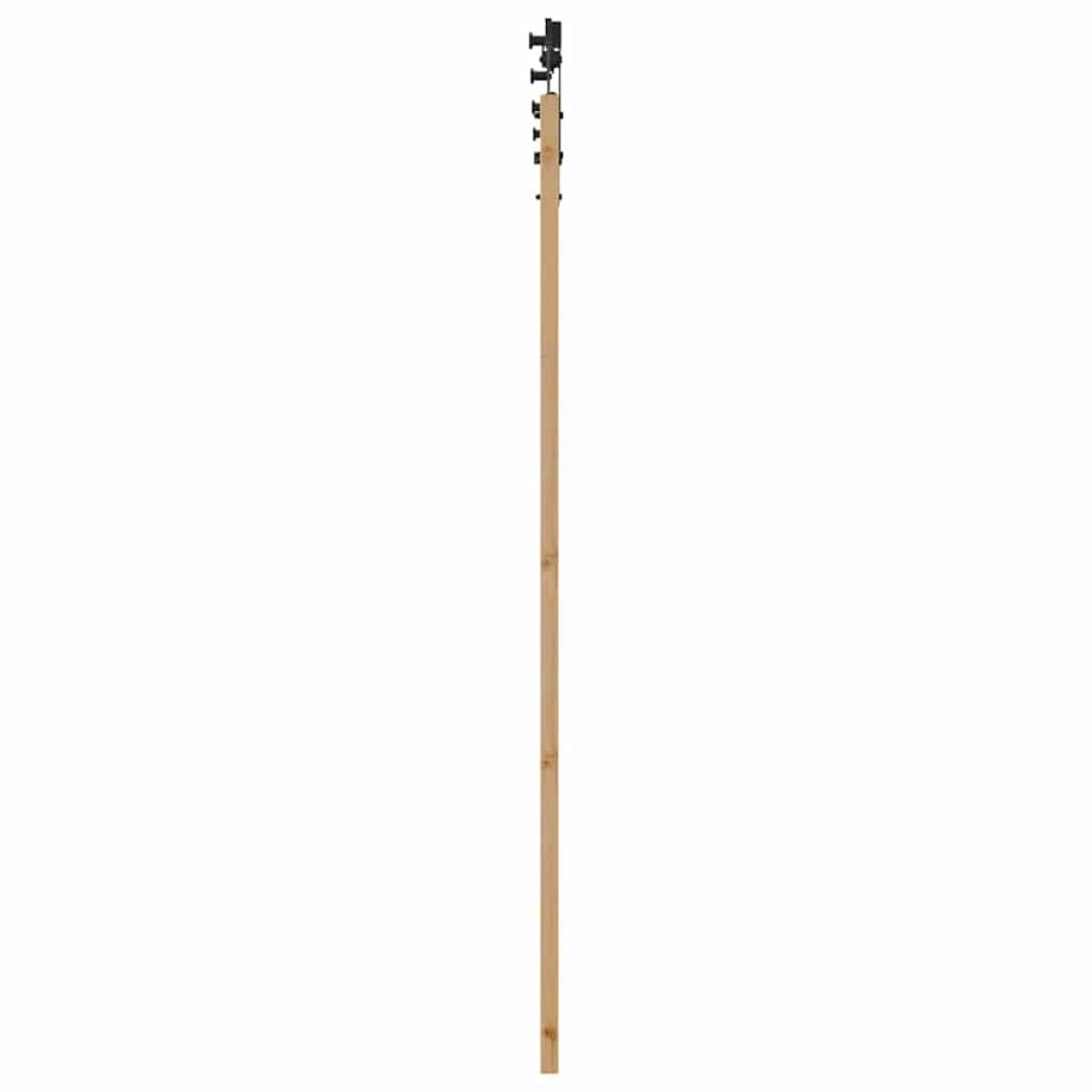 vidaXL Συρόμενη Πόρτα ORKDAL Φυσικό και Μαύρο 93 x 202 cm