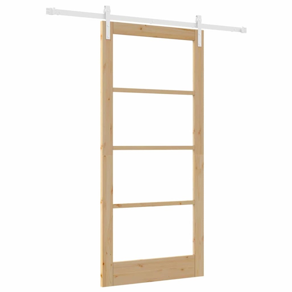 vidaXL Συρόμενη Πόρτα ORKDAL Φυσικό 93 x 202 cm