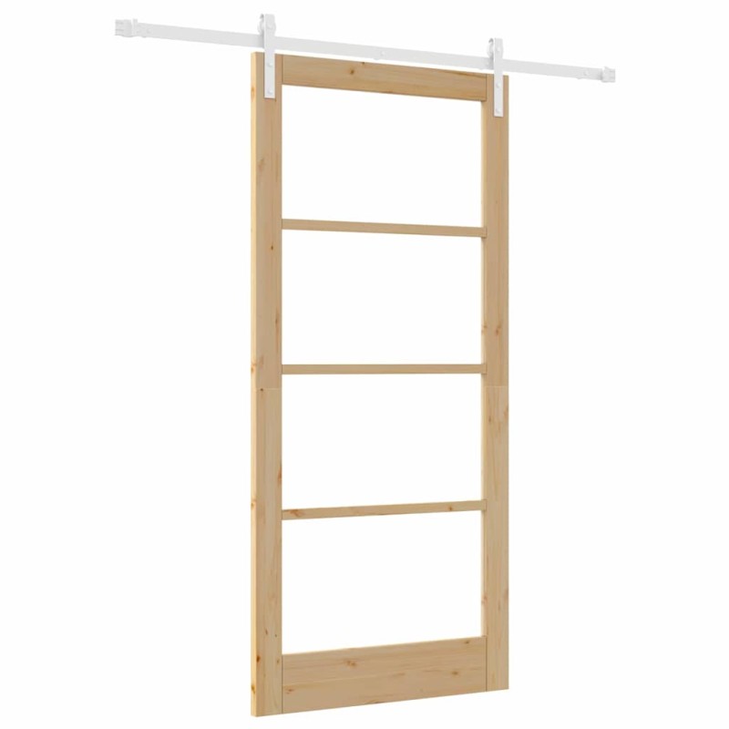 vidaXL Συρόμενη Πόρτα ORKDAL Φυσικό 93 x 202 cm
