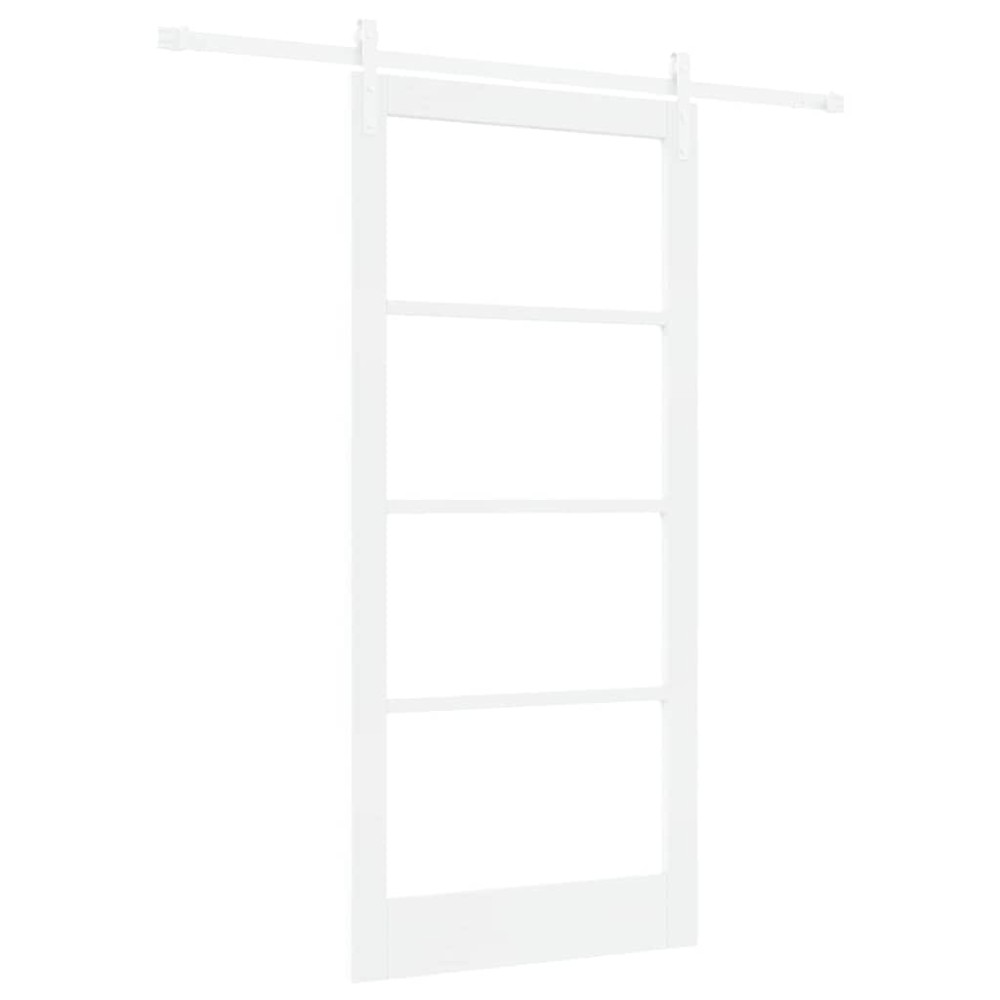 vidaXL Συρόμενη Πόρτα ORKDAL Λευκό 93 x 202 cm