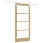 vidaXL Συρόμενη Πόρτα ORKDAL Φυσικό 93 x 202 cm