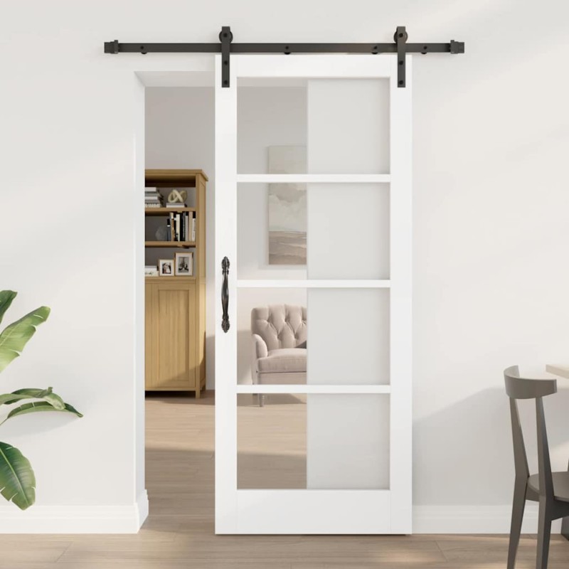 vidaXL Συρόμενη Πόρτα ORKDAL Λευκό 83 x 202 εκ.
