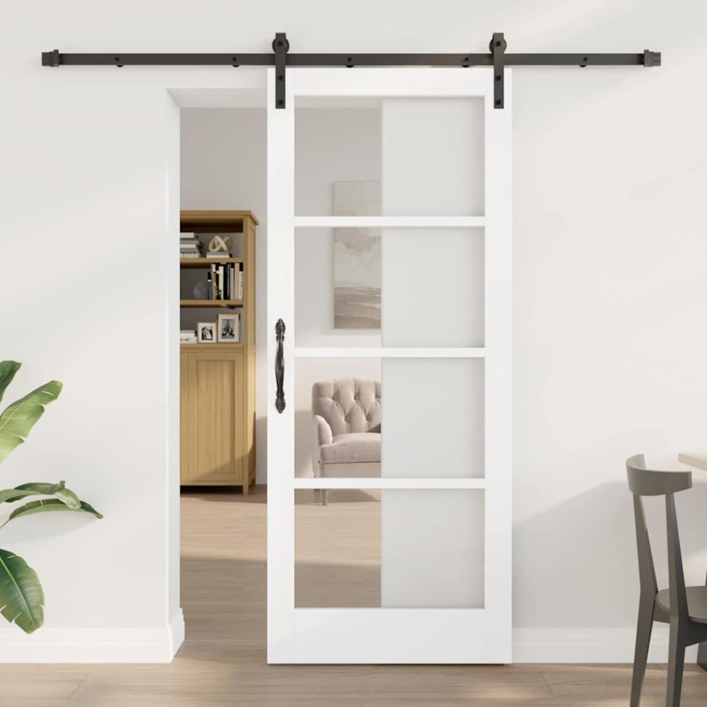 vidaXL Συρόμενη Πόρτα ORKDAL Λευκό 83 x 202 εκ.