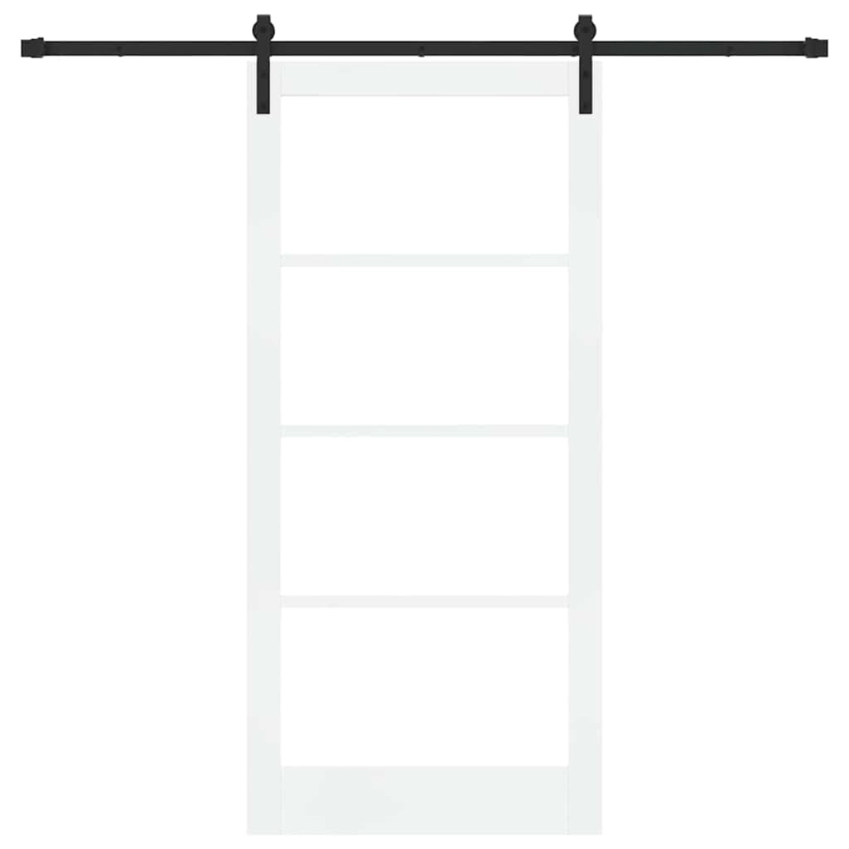 vidaXL Συρόμενη Πόρτα ORKDAL Λευκό 93 x 202 cm
