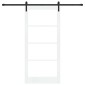 vidaXL Συρόμενη Πόρτα ORKDAL Λευκό 93 x 202 cm