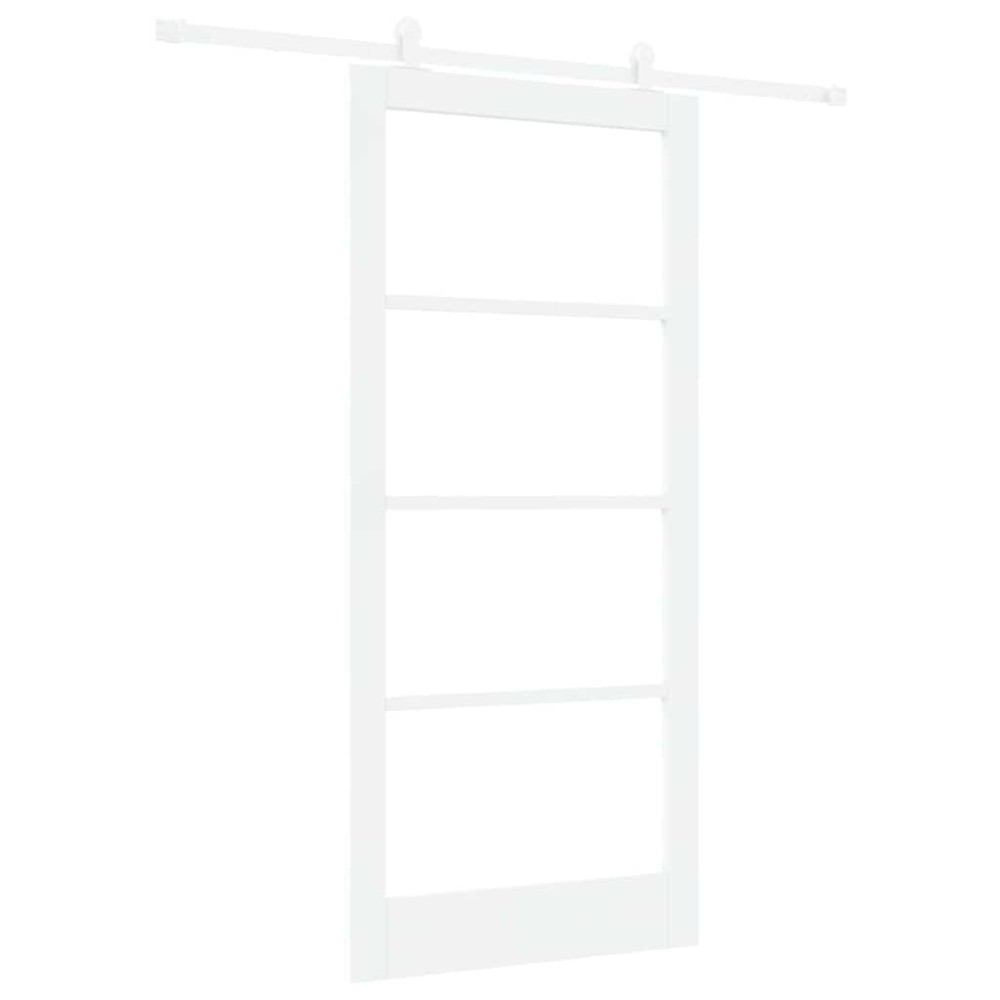 vidaXL Συρόμενη Πόρτα ORKDAL Λευκό 93 x 202 cm