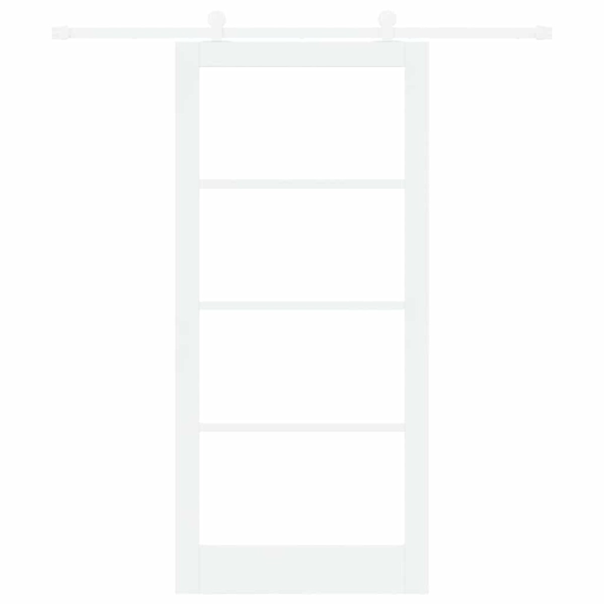 vidaXL Συρόμενη Πόρτα ORKDAL Λευκό 93 x 202 cm