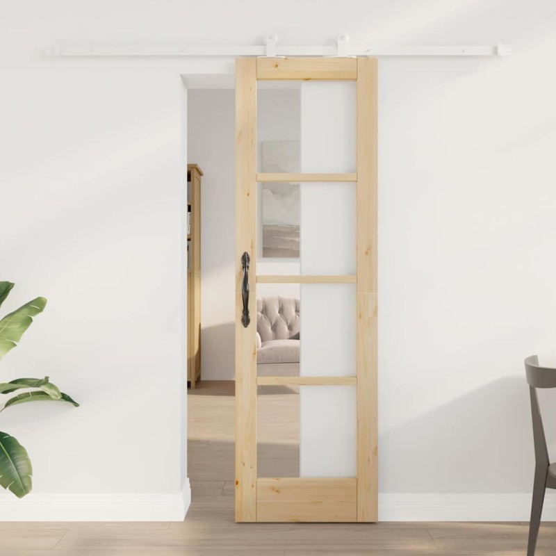 vidaXL Συρόμενη Πόρτα ORKDAL Φυσικό 61 x 198,5 εκ.