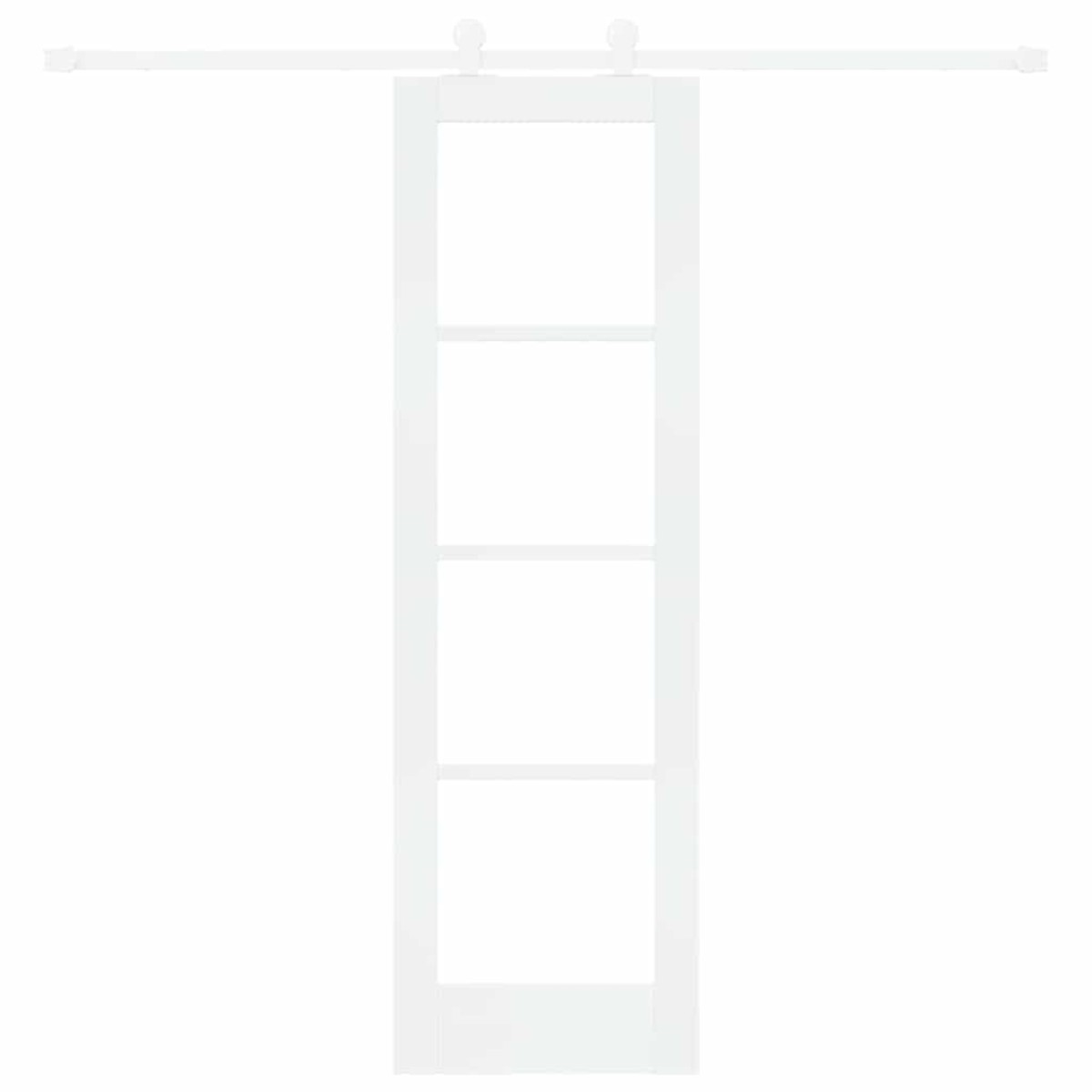 vidaXL Συρόμενη Πόρτα ORKDAL Λευκό 61 x 198,5 εκ.