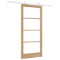 vidaXL Συρόμενη Πόρτα ORKDAL Φυσικό 93 x 202 cm