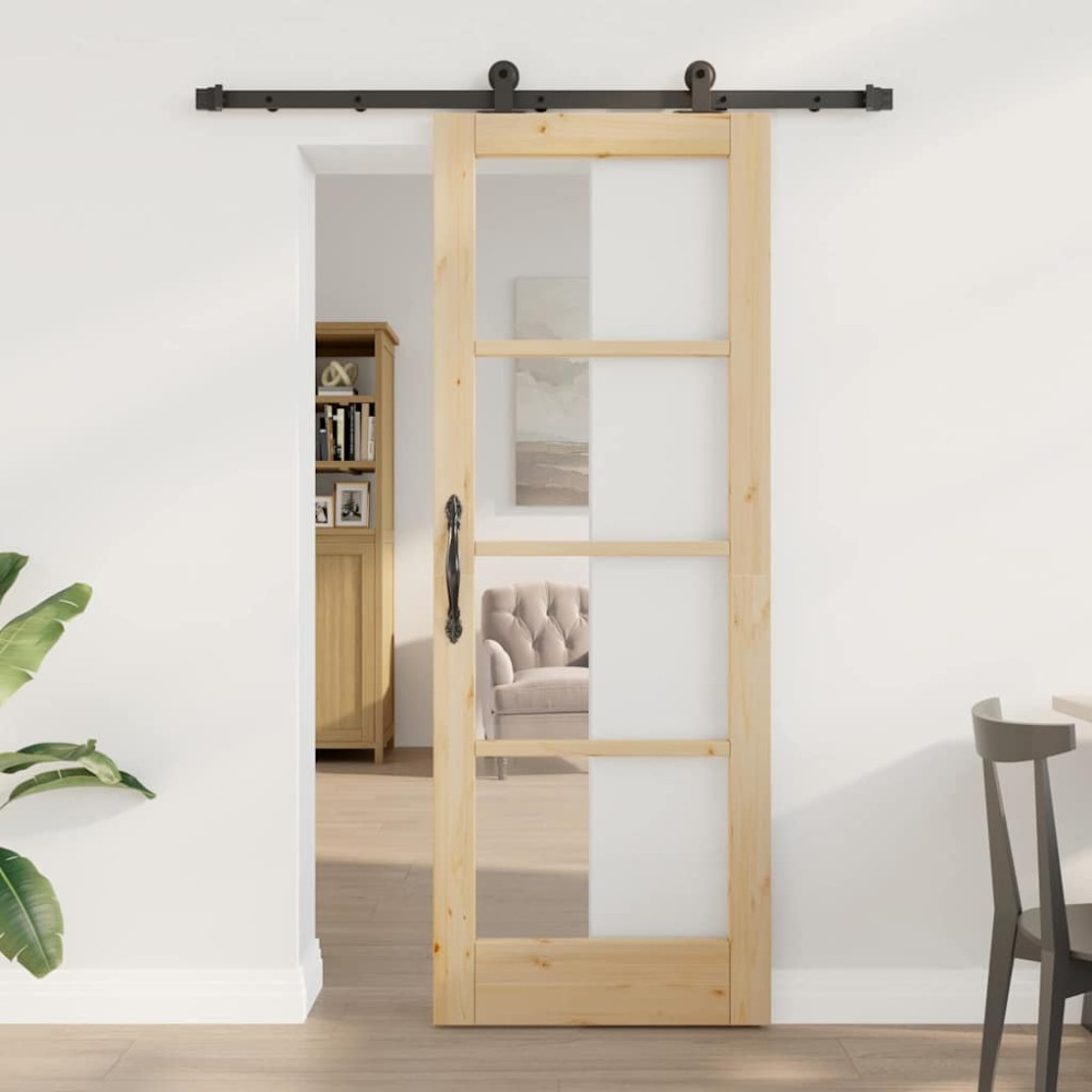 vidaXL Συρόμενη Πόρτα ORKDAL Φυσικό 73,5 x 198,5 εκ.