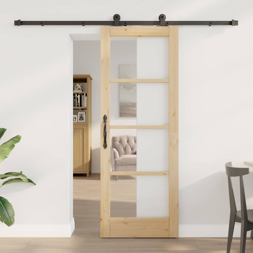 vidaXL Συρόμενη Πόρτα ORKDAL Φυσικό 73,5 x 198,5 εκ.