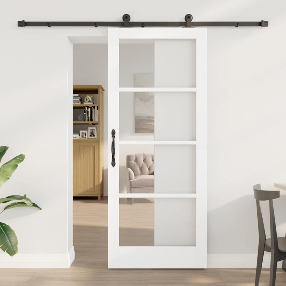 vidaXL Συρόμενη Πόρτα ORKDAL Λευκό 83 x 202 εκ.
