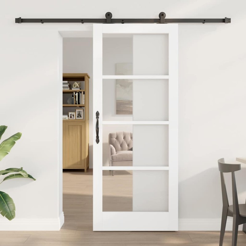 vidaXL Συρόμενη Πόρτα ORKDAL Λευκό 83 x 202 εκ.
