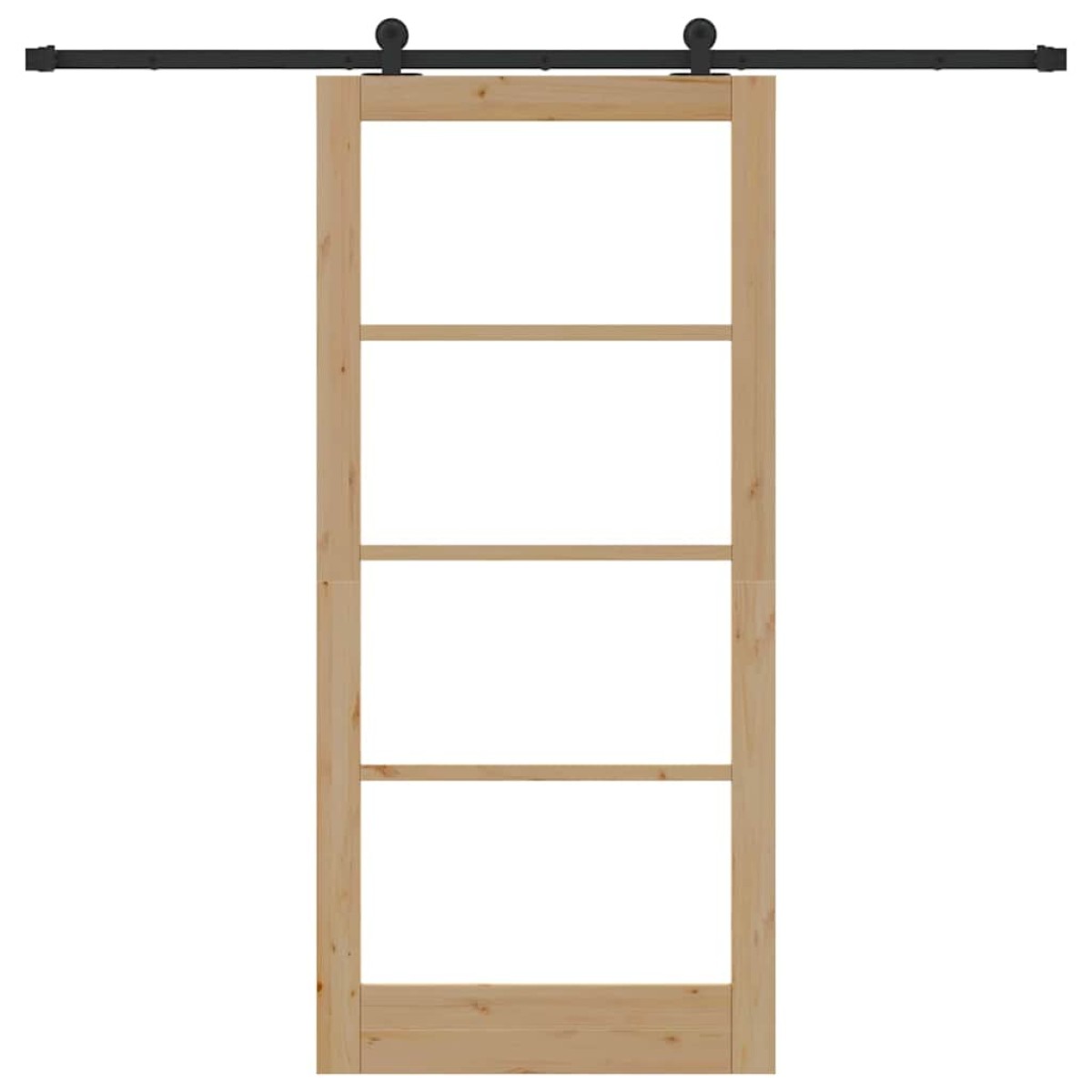 vidaXL Συρόμενη Πόρτα ORKDAL Φυσικό 93 x 202 cm