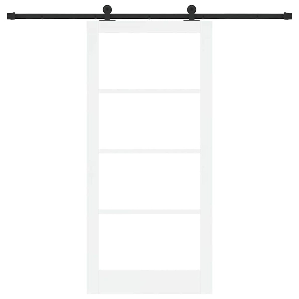 vidaXL Συρόμενη Πόρτα ORKDAL Λευκό 93 x 202 cm