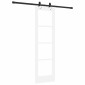 vidaXL Συρόμενη Πόρτα ORKDAL Λευκό και Μαύρο 61 x 198,5 εκ.
