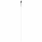 vidaXL Συρόμενη Πόρτα ORKDAL Λευκό και Μαύρο 93 x 202 cm