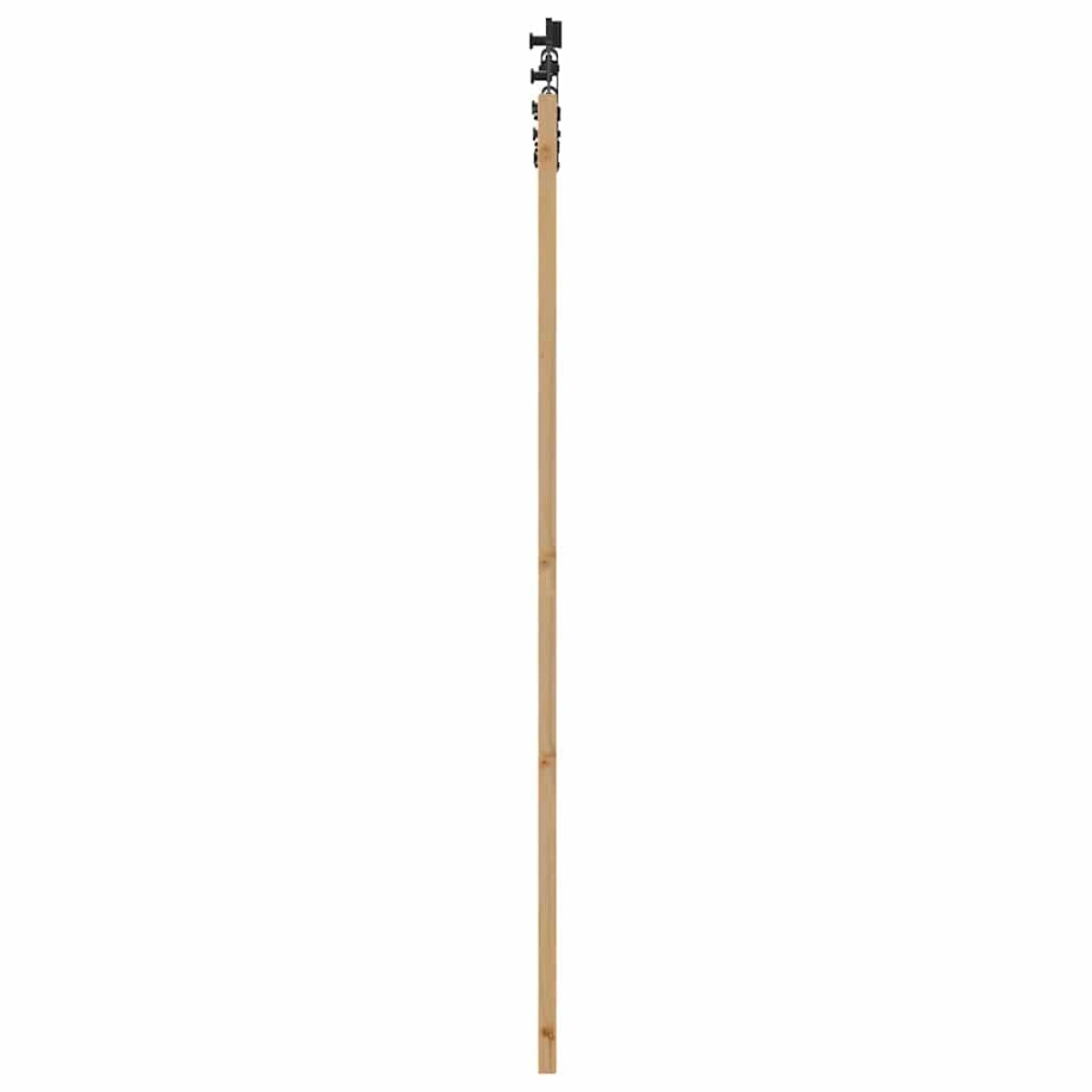 vidaXL Συρόμενη Πόρτα ORKDAL Φυσικό και Μαύρο 93 x 202 cm