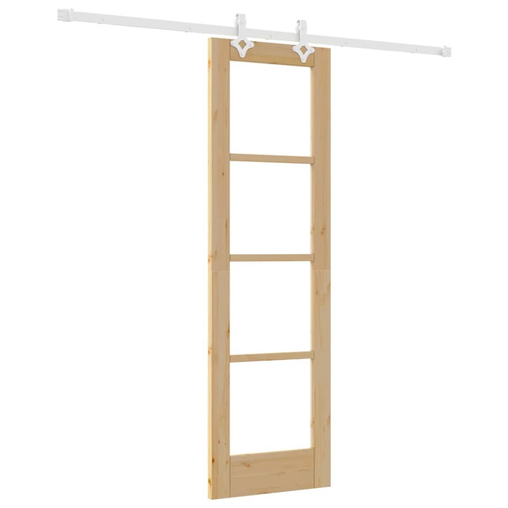 vidaXL Συρόμενη Πόρτα Φυσικό 61 x 198,5 εκ.