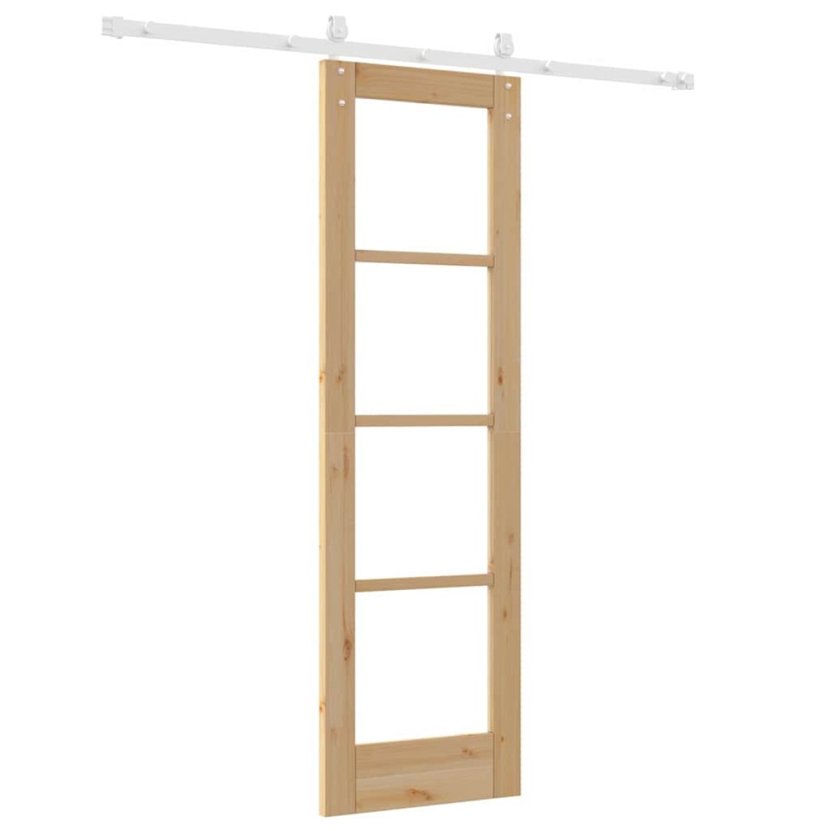 vidaXL Συρόμενη Πόρτα Φυσικό 61 x 198,5 εκ.