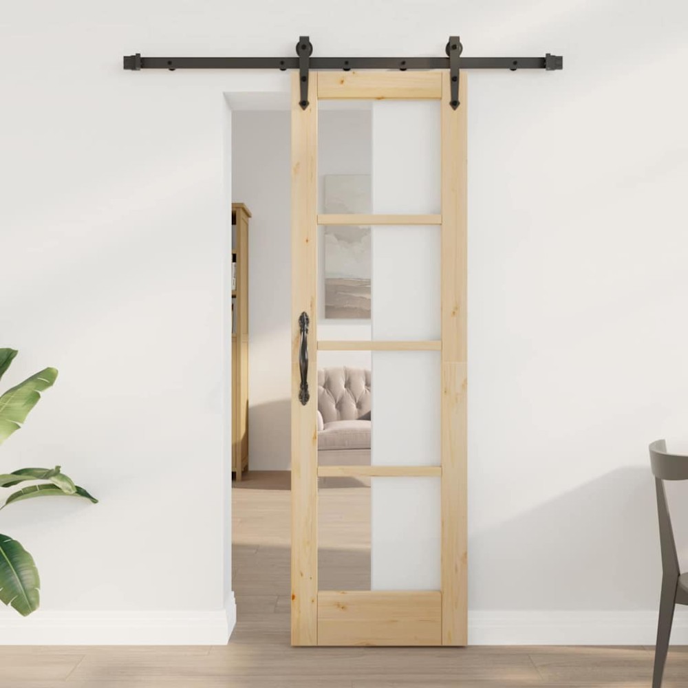 vidaXL Συρόμενη Πόρτα ORKDAL Φυσικό 61 x 198,5 εκ.