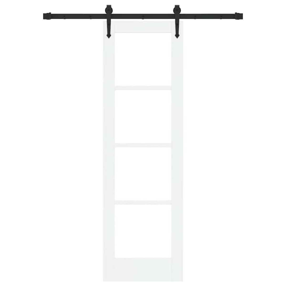 vidaXL Συρόμενη Πόρτα ORKDAL Λευκό 61 x 198,5 εκ.