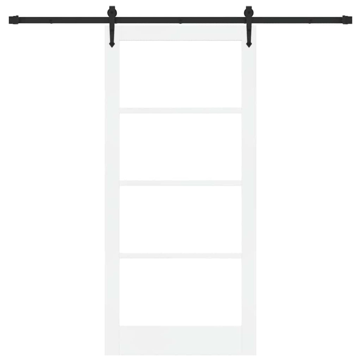 vidaXL Συρόμενη Πόρτα ORKDAL Λευκό 93 x 202 cm