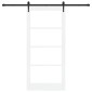vidaXL Συρόμενη Πόρτα ORKDAL Λευκό 93 x 202 cm