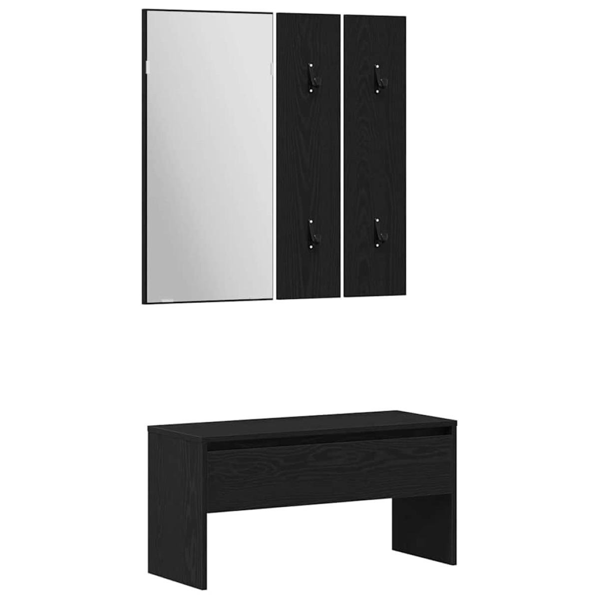 vidaXL Σετ επίπλων χωλ 5 τμχ. 80 x 30,5 x 40 εκ Επεξεργασμένο Ξύλο