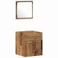 vidaXL Σετ Επίπλων Μπάνιου 4 τμχ. Παλιό Ξύλο 41 x 38,5 x 46 cm