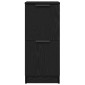 vidaXL Πλαϊνό γραφείο 3 τμχ. Μαύρη Οξυά 120 x 30 x 70 cm