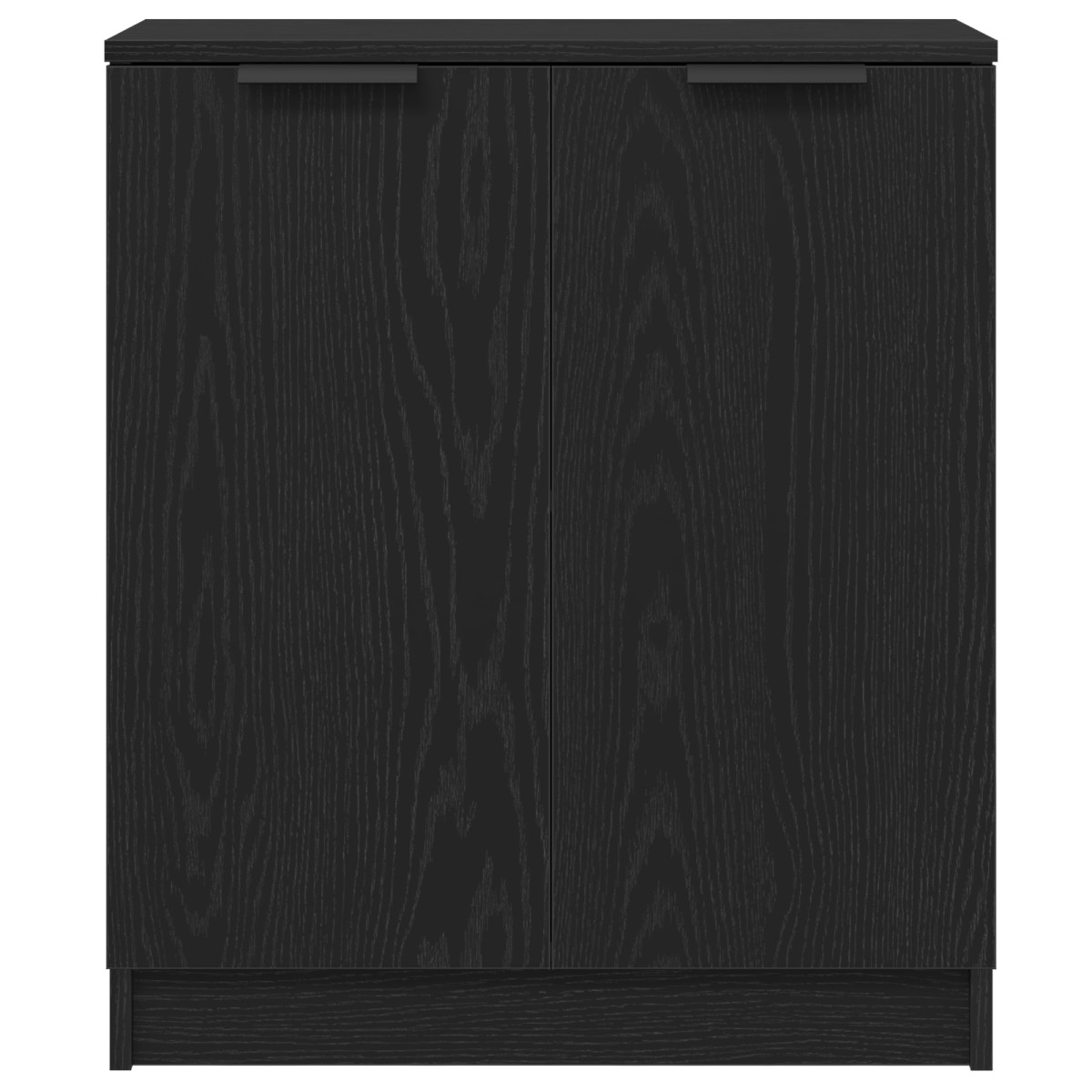 vidaXL Πλαϊνό γραφείο 3 τμχ. Μαύρη Οξυά 180 x 30 x 70 εκ