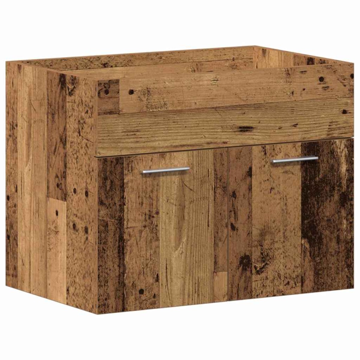 vidaXL Ντουλάπι Μπάνιου Παλιό ξύλο 60 x 38,5 x 46 cm