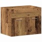 vidaXL Ντουλάπι Μπάνιου Παλιό ξύλο 60 x 38,5 x 46 cm