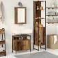 vidaXL Σετ Επίπλων Μπάνιου 3 τμχ. Παλιό Ξύλο 33 x 33 x 185,5 εκ