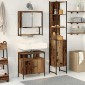vidaXL Σετ Επίπλων Μπάνιου 3 τμχ. Παλιό Ξύλο 33 x 33 x 185,5 εκ