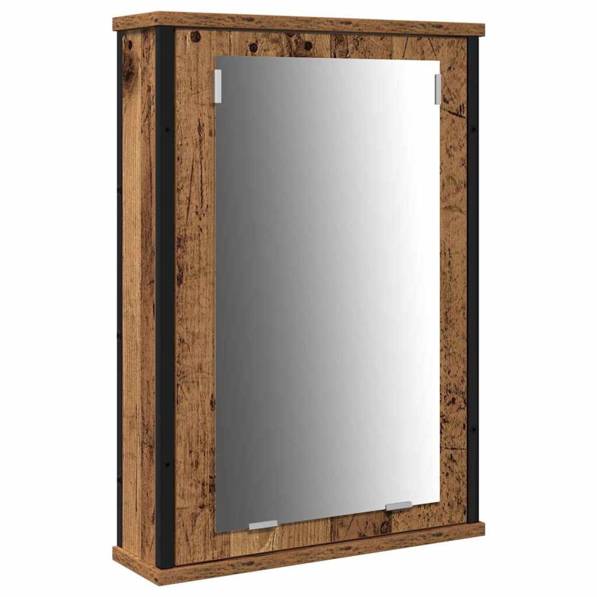 vidaXL Σετ Επίπλων Μπάνιου 4 τμχ. Παλιό Ξύλο 33 x 33 x 185,5 εκ
