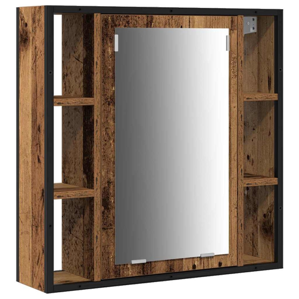 vidaXL Σετ Επίπλων Μπάνιου 4 τμχ. Παλιό Ξύλο 33 x 33 x 185,5 εκ