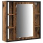 vidaXL Σετ Επίπλων Μπάνιου 4 τμχ. Παλιό Ξύλο 33 x 33 x 185,5 εκ