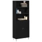vidaXL Highboard 2 τμχ. Μαύρη Οξυά 69,5 x 34 x 180 εκ.