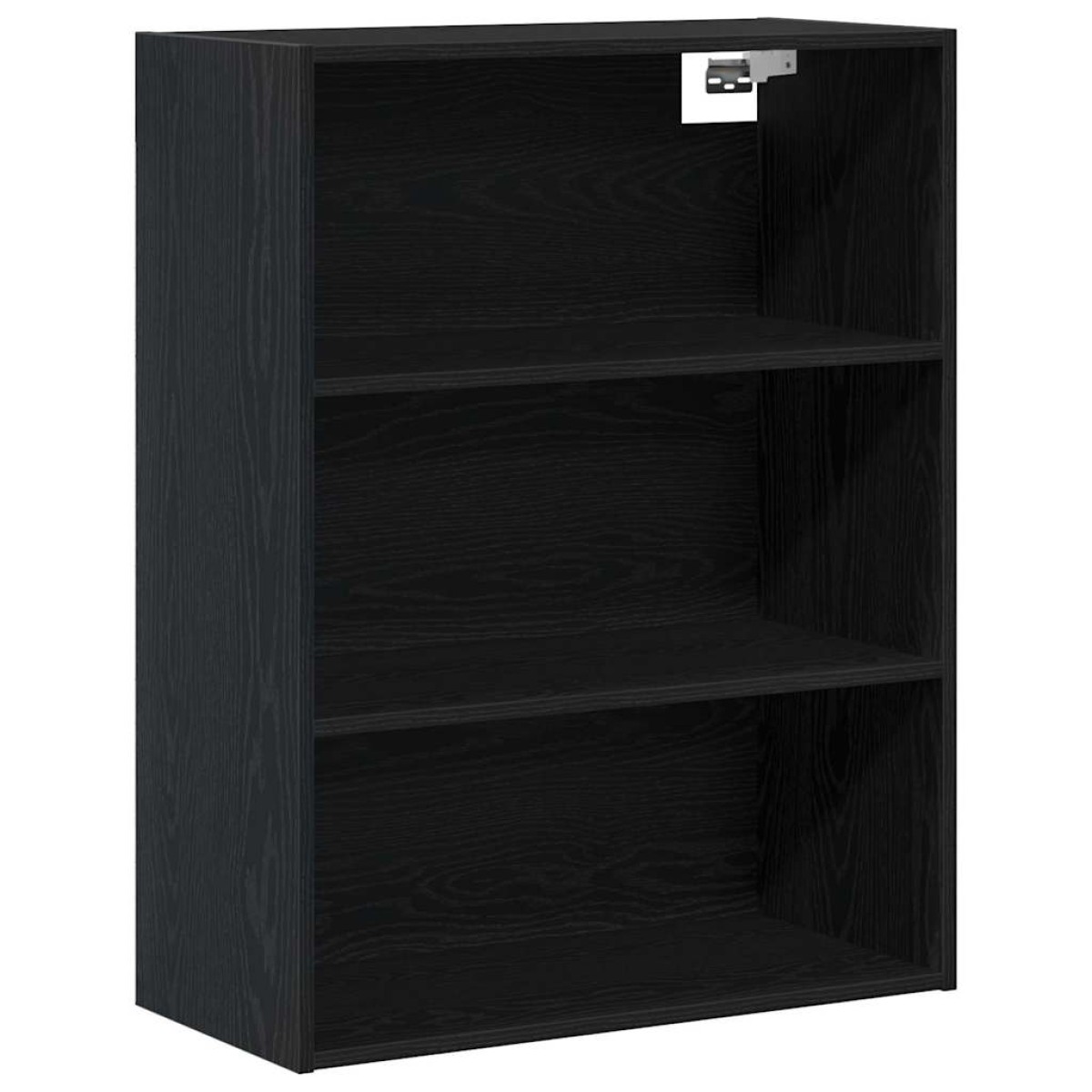 vidaXL Highboard Μαύρη Οξυά 69,5 x 34 x 180 εκ. Επεξεργασμένο Ξύλο