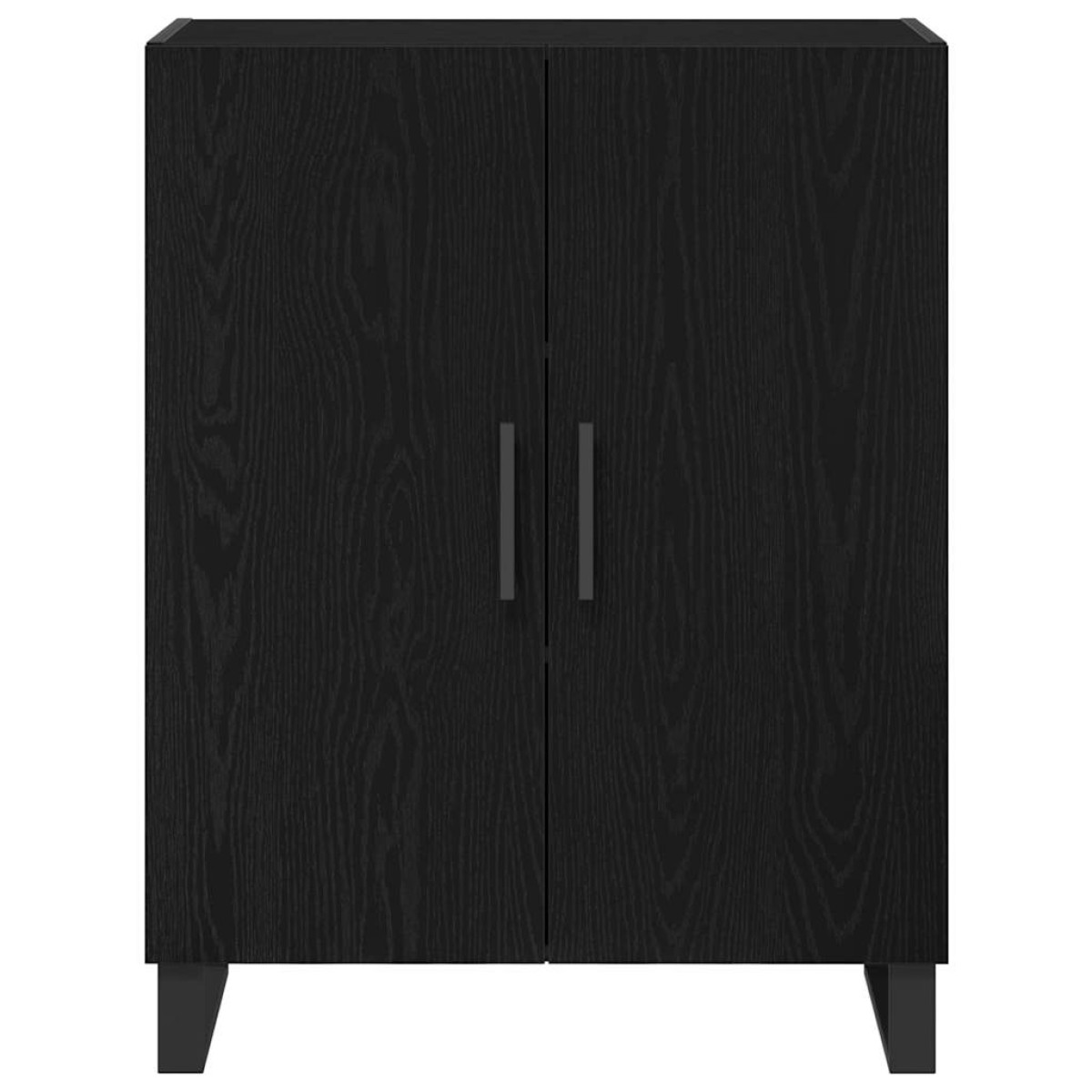 vidaXL Highboard 2 τμχ. Μαύρη Οξυά 69,5 x 34 x 180 εκ.