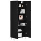 vidaXL Highboard 2 τμχ. Μαύρη Οξυά 69,5 x 34 x 180 εκ.