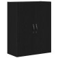 vidaXL Highboard 2 τμχ. Μαύρη Οξυά 69,5 x 34 x 180 εκ.