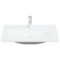 vidaXL Ντουλάπι Μπάνιου Μαύρη Οξυά 90 x 38,5 x 46 cm