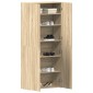 vidaXL Ντουλάπα Παπουτσιών 80 x 35.5 x 180 εκ Επεξεργασμένο Ξύλο Καφέ