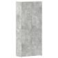 vidaXL Ντουλάπα Παπουτσιών 80 x 35.5 x 180 εκ Επεξεργασμένο Ξύλο Γκρι