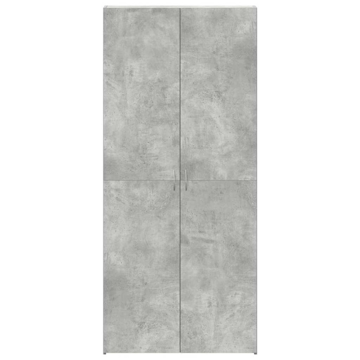 vidaXL Ντουλάπα Παπουτσιών 80 x 35.5 x 180 εκ Επεξεργασμένο Ξύλο Γκρι
